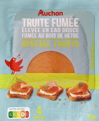 Le spécial toast - Truite élevée en eau douce - fumée au bois de hêtre