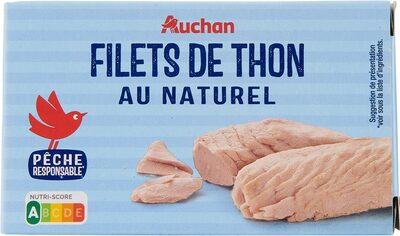 Filets de thon au naturel