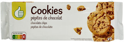 Cookies Pépites de Chocolat front packaging