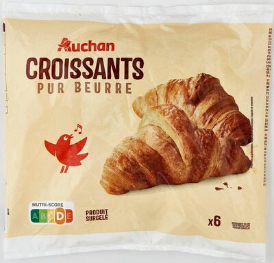 Croissants pur beurre front packaging