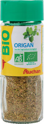 Origan issu de l'agriculture biologique front packaging