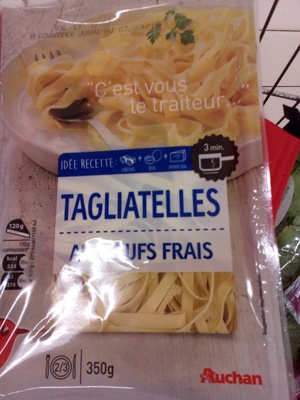 Tagliatelles aux œufs frais