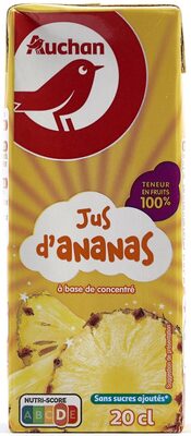 Jus d'ananas à base de concentré
