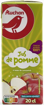 Auchan - Jus de pomme à base de concentré