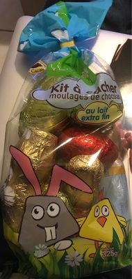 Kit à cacher moulages de chocolat