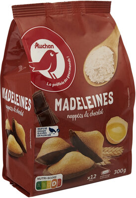 Madeleines nappées de chocolat