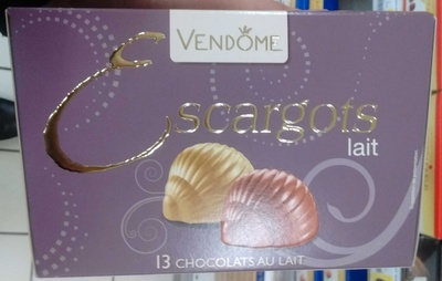 Les escargots lait fourrage praliné