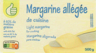 margarine allégée de cuisine à 60% de matière grasse / Margarine aligerada para cocinar con un 60% de materia grasade cuisine