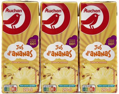 Jus d'ananas à base de concentré