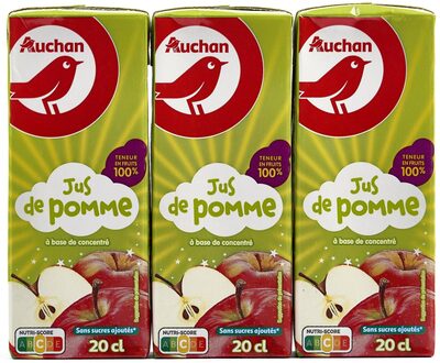 Auchan - Jus de pomme à base de concentré