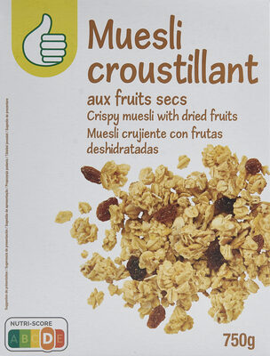 Muesli Croustillant aux fruits secs