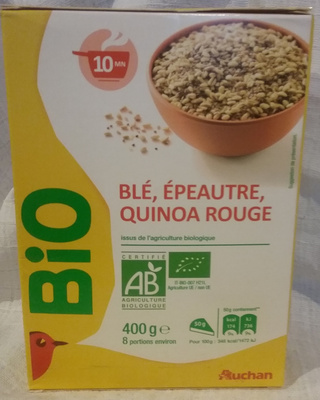 Blé, épeautre, quinoa rouge