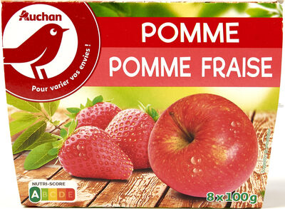 4 dessert pomme /4 spécialité de pomme fraise ,aromatisé