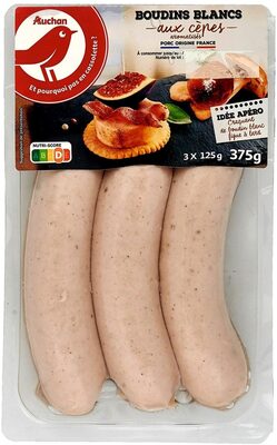 Boudins blancs aux cèpes, aromatisés