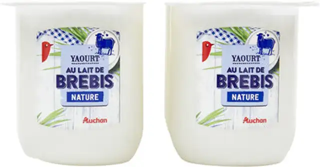 Yaourt au lait de Brebis nature front packaging