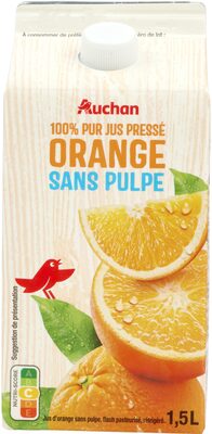 100 % Pur jus Pressé - orange - sans pulpe