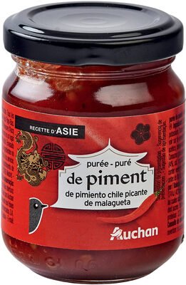Purée de piments forts front packaging