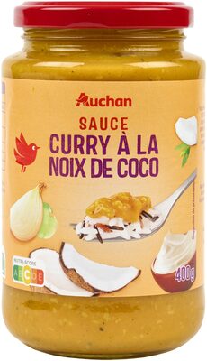 Sauce Curry à la noix de coco front packaging