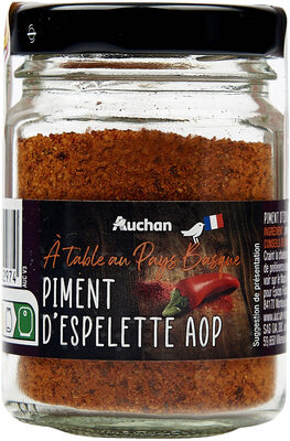 Piment d'Espelette AOP front packaging
