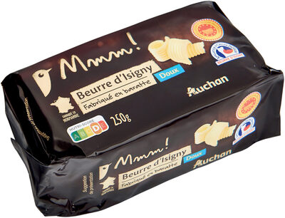 Beurre d'Isigny - Fabriqué en baratteDoux