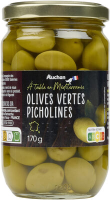 Olives vertes Picholines front packaging