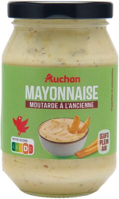 Mayonnaise moutarde à l'ancienne front packaging