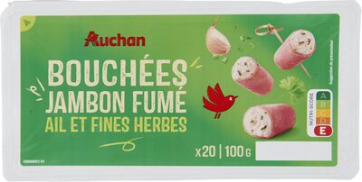 "Les Bouchées jambon fumé" ail et fines herbes