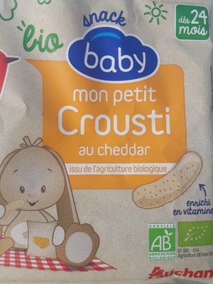 Mon petit crousti au cheddar