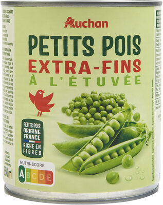 Petits pois extra-fins à l'étuvée