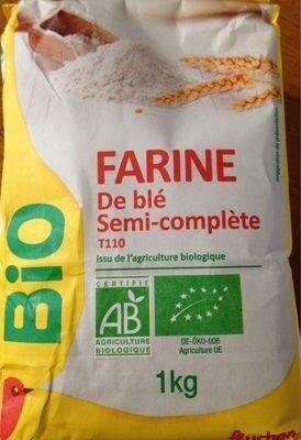 Farine de blé semi complète bio bio
