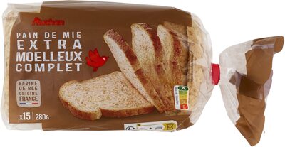 Pain de mie extra moelleux complet