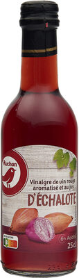 Vinaigre de vin rouge au jus d'échalote 6% acidité