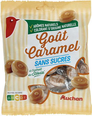Goût caramel sans sucres à l'extrait de Stévia*