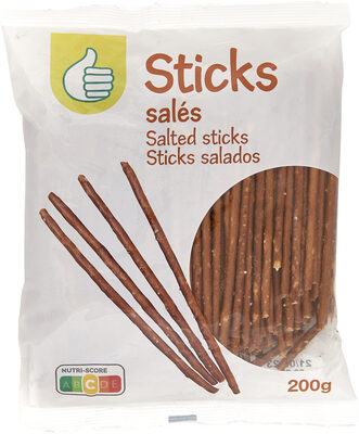 Sticks salés front packaging