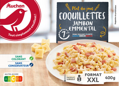 Coquillettes jambon et emmental