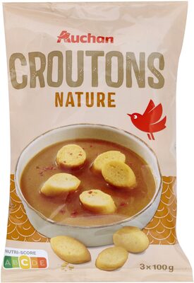 Croûtons Nature front packaging