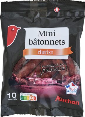 Mini bâtonnets chorizo