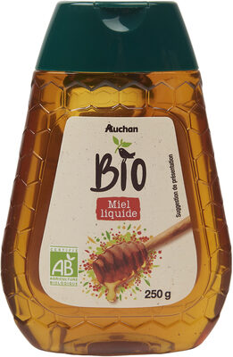 Miel liquide Bio front packaging