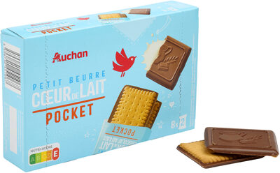 Petit beurre cœur de lait Pocket front packaging