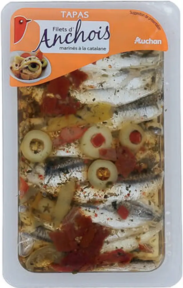 Filet anchois marinés à la catalane front packaging