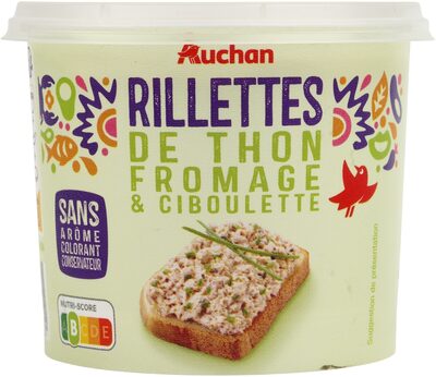 Rillettes de thon fromage et ciboulette