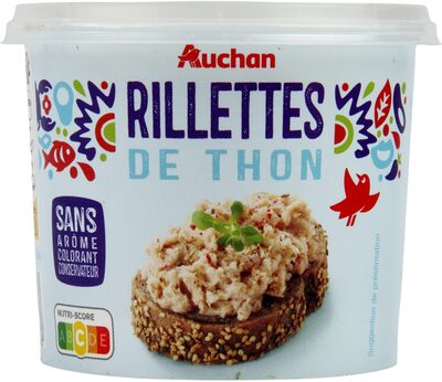 Rillettes de thon front packaging