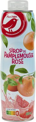 Sirop de pamplemousse rose