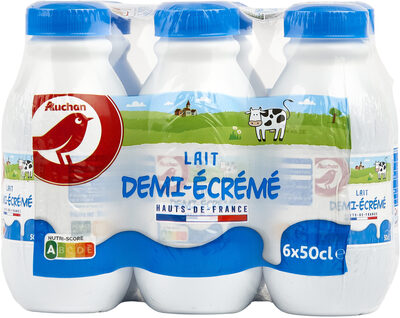 Lait demi-écrémé des Hauts de France