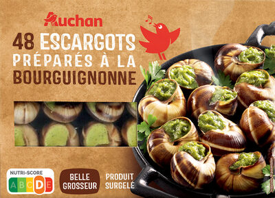 48 escargots préparés Recette à la Bourguignonne, Belle grosseur
