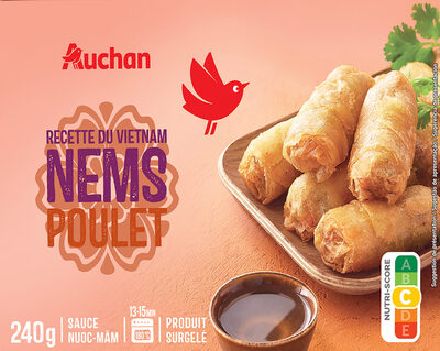 Mini nems au Pouletsauce nuoc-mâm