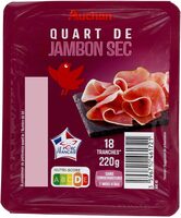 Quart de Jambon sec, sans conservateur, 7 mois d'âge.