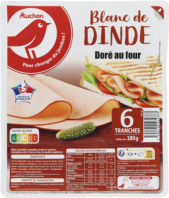 Blanc de dinde doré au four