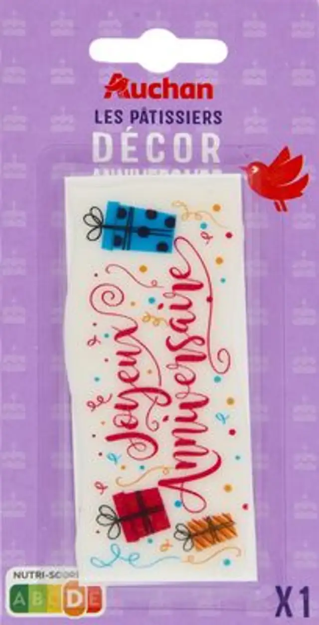 Décor anniversaire front packaging