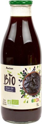 Jus de Pruneau issu de l'agriculture biologique*Sans sucres ajoutés (dans la déno commerciale)* Comme tous les jus de fruits. Contient les sucres naturellement présents dans les fruits.